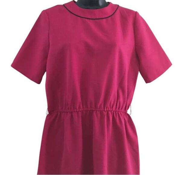 Vintage Magenta Dovani of Dallas Dress Size Large - Picture 5 of 7